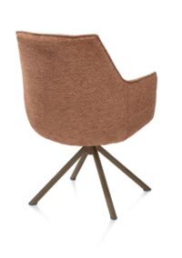 Theo, chaise à accoudoirs - pivotant - confort ressorts - Image 3
