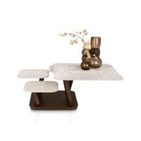 Toby, table basse 80x80x43cm