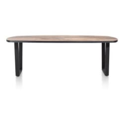 Avalox, table ovale 240 x 110 cm - couleur driftwood - V pied