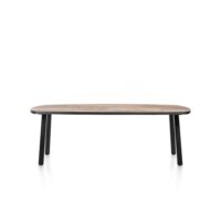 Avalox, table ovale 240 x 110 cm - couleur driftwood - 4 pied