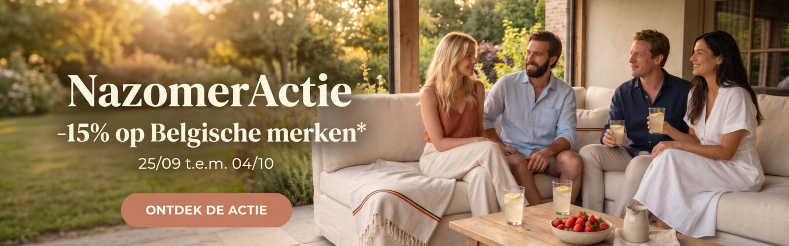 Nazomeractie: 15% Op Belgische Merken, Van 25/09 T.e.m. 04/10
