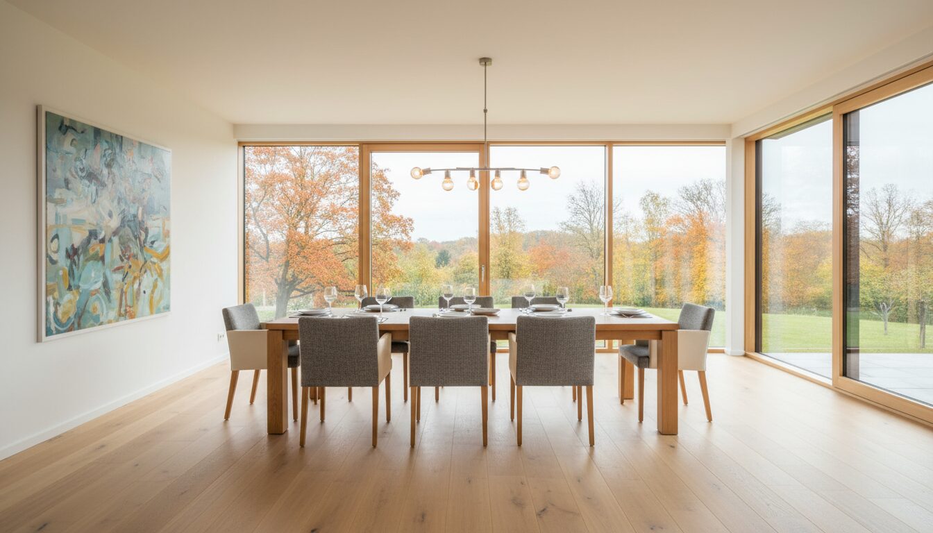 Rechthoekige Eettafel Van 220 Cm Met Acht Stoelen Rechthoekige Eettafel Van 220 Cm Met Acht Stoelen