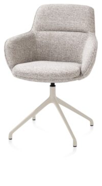 Mateo, chaise à accoudoirs - pivotante - crème - Bellini - Caillou - Image 2
