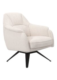 Asti, fauteuil - lage rug - stof Santini