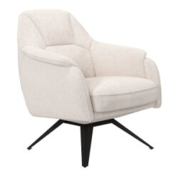 Asti, Fauteuil - dossier bas - tissu Santini