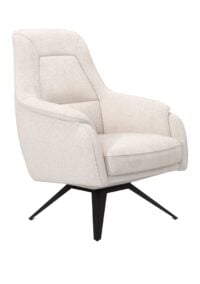 Asti, fauteuil - hoge rug - stof Santini