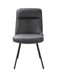 Mateo, chaise - 4-pieds - rough off black - Pala - Anthracite