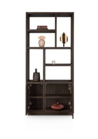 Gijon, bibliotheque 100 cm - 4-portes + 6-niches - Image 3