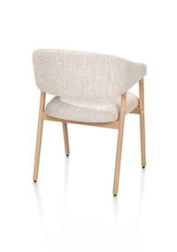 Kira, fauteuil, tissu Luton, cadre chêne natural - Image 2
