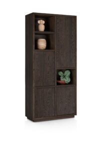 Gijon, armoire 100 cm - 4-portes + 3-niches - Image 2