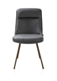 Mateo, chaise - 4-pieds - steelbrown - Pala - Anthracite