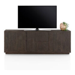 Gijon, tv-buffet 200 cm - 2-portes + 2-tiroirs + plinthe