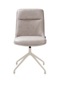 Mateo, chaise - pivotante - crème - Pala - Gris clair