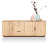 Pavie, buffet 240 cm - 3-portes + 3-tiroirs - natural