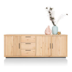 Pavie, buffet 240 cm - 3-portes + 3-tiroirs - natural