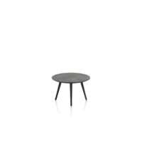 Maze, table basse ronde 60 cm - hauteur 39 cm - Anthracite