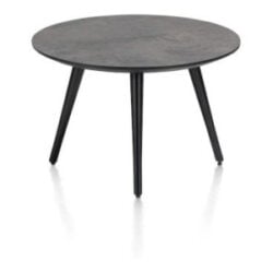 Maze, table basse ronde 60 cm - hauteur 39 cm - Anthracite