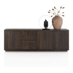 Gijon, buffet 240 cm - 3-portes + 2-tiroirs + plinthe