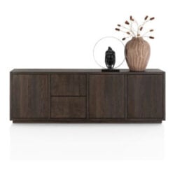 Gijon, dressoir 240 cm - 3-deuren + 2-laden met plint