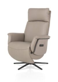 Stelvio, fauteuil relax avec batterie - cuir Maine