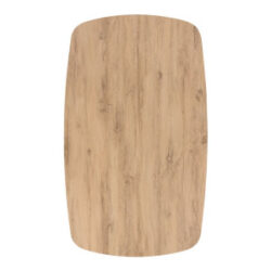 Lattina, Table à rallonge 170 (+ 2 x 40 cm.) x 100 cm. - Ceramic oak natural