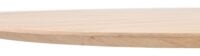 Caletta, eetkamertafel ovaal 240 x 105 cm. - eiken blad - centrale teenpoot - Natural - Afbeelding 2
