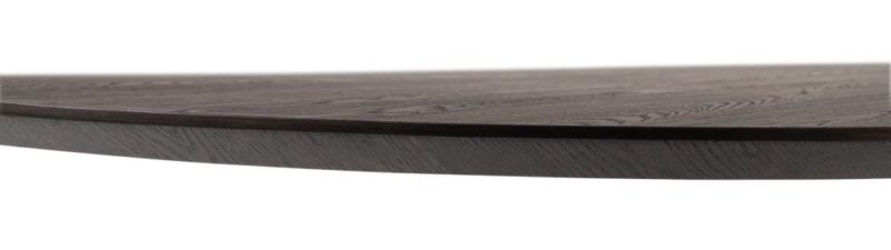 Caletta, Eetkamertafel Ovaal 210 X 100 Cm. - Eiken Blad - Centrale Kruispoot Steelbrown - Basalt - Afbeelding 2