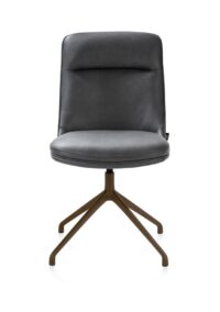 Mateo, chaise - pivotante - steelbrown - Pala - Anthracite