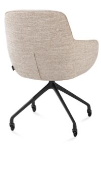 Mateo, chaise à accoudoirs - roulettes - selected choices - Image 3