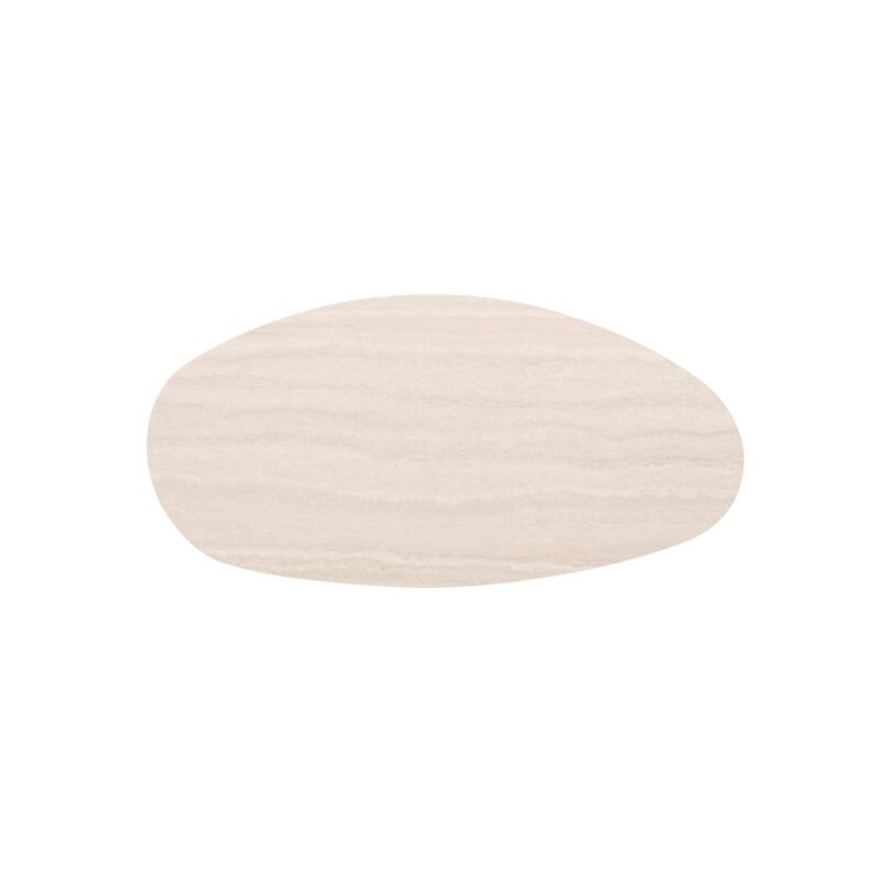 Nuoro, Table Basse 120 X 60 Cm, Primo Laminato (Hpl) - Travertin - Image 2