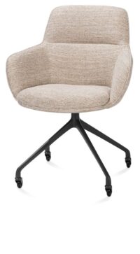 Mateo, chaise à accoudoirs - roulettes - selected choices - Image 2