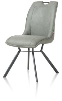 Michiel, eetkamerstoel - draaiframe - greep - stof Pala - Groen - Afbeelding 2