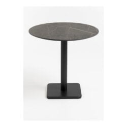 Brest bistrotafel D80cm - Onyx
