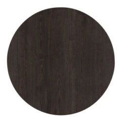 Caletta, bartafel rond 150 cm. - eiken blad - centrale teenpoot cr&egrave;me - Basalt