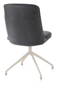 Mateo, chaise - pivotante - crème - Pala - Anthracite - Image 3