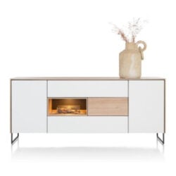 Lindfield, dressoir 200 cm. - 2-deuren + 3-laden + 1-niche (+ LED)