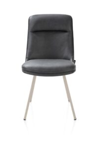 Mateo, chaise - 4-pieds - crème - Pala - Anthracite