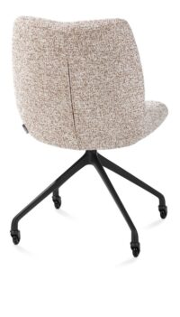 Mats, chaise - roulettes - rough off black - Luton - Cuivre - Image 2