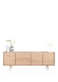 Valgard, buffet 230 cm - 3-portes + 2-tiroirs
