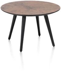 Maze, table basse ronde 60 cm - hauteur 39 cm - Rouille - Image 2