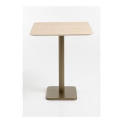Brest table de bar 75x75cm - Travertin
