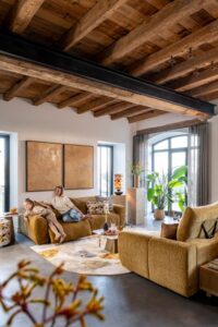 Albas, 3 places - double relax électrique - tissu Valencia - Taupe