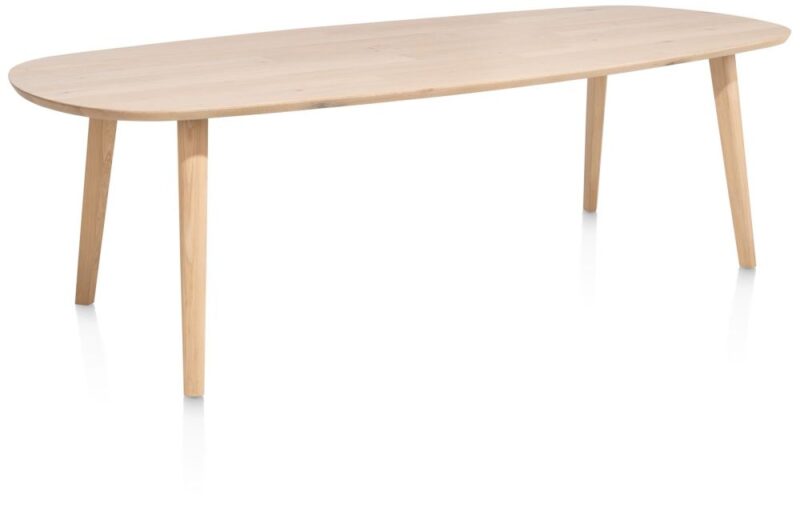 Odda, Table 260 X 110 Cm - Oval - Pied Bois - Natural - Image 3