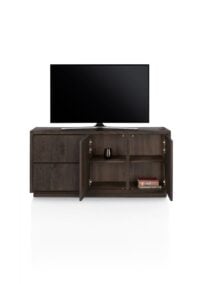 Gijon, tv-buffet 150 cm - 2-portes + 2-tiroirs + plinthe - Image 2