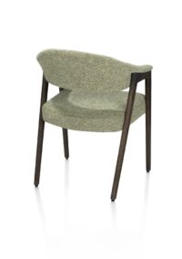 Zaya, Armstoel eiken basalt, stof Sevilla, incl. Nosag - Olijf - Afbeelding 3