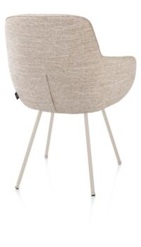 Mateo, chaise à accoudoirs - crème - Bellini - Creme - Image 3