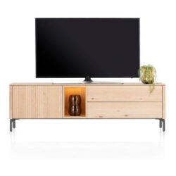 Trenton, buffet bas 180 cm - 1-porte + 2-tiroirs + 1-niche - natural