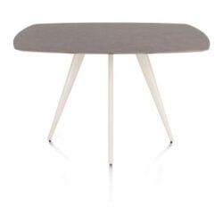 Saluti, bartafel ovaal 150 x 105 cm. - 4 poot - cr&egrave;me - Lava