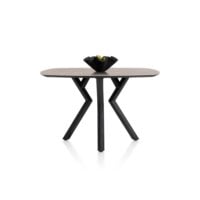 Masura, bartafel ovaal - 150 x 105 cm - (hoogte 92 cm) - Roest