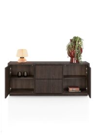 Gijon, buffet 200 cm - 2-portes + 2-tiroirs + plinthe - Image 3